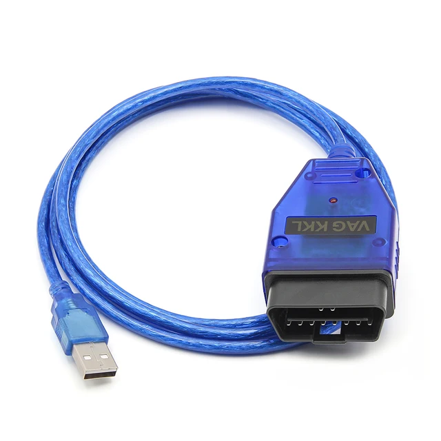 For VAG KKL 409.1 Car Diagnostic Tools With CH340 Chip for VAG 409 KKL COM Cable USB Interface J1962 OBD 2 Scanner for VW Audi 6
