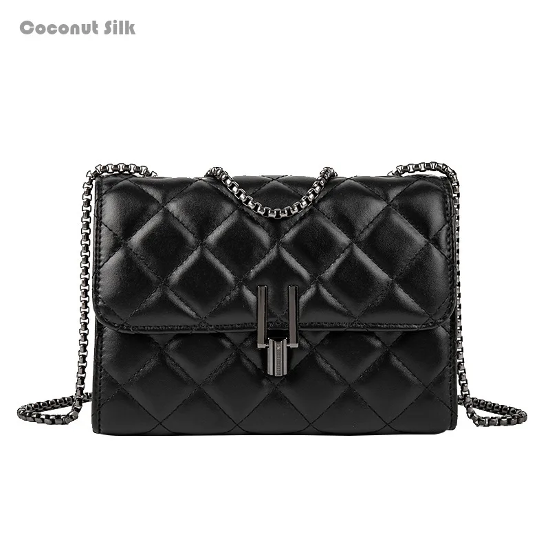 

CoCoS 2024 Summer New Women's Lingge Chain Fashion Versatile Internet Popular Same Crossbody Bag Single Shoulder Bag