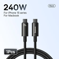 Ultra-Fast 240W USB-C Supercharge Cable by Baseus - 3m (1pcs 240W)