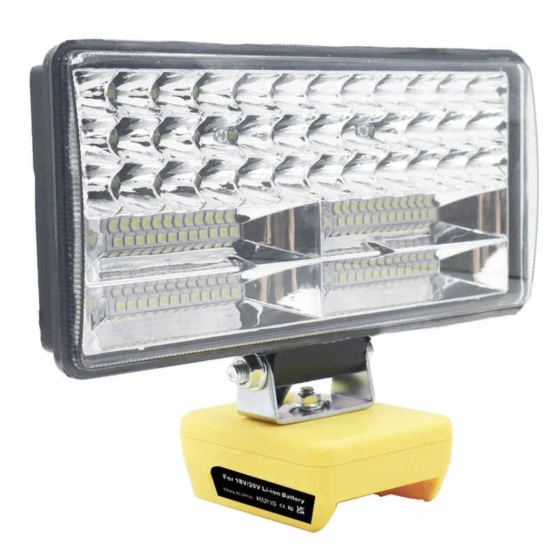 Description Picture 5 of item8 Inch Car LED Work Lights Flashlights Electric Torch Spotlight For Dewalt DCB206 18V 20V 60V Li-ion Battery USB Power Bank