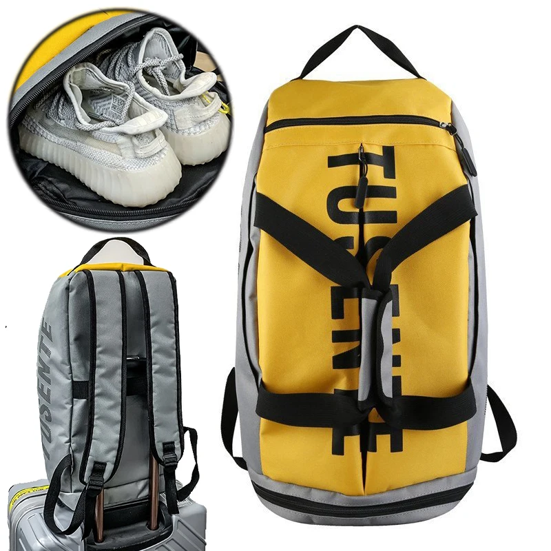 

Large Capacity Sports Backpack Men Women Gym Bag Waterproof Sports Bag Travel Backpack Portable Fitness Duffle Bag Gym Backpack