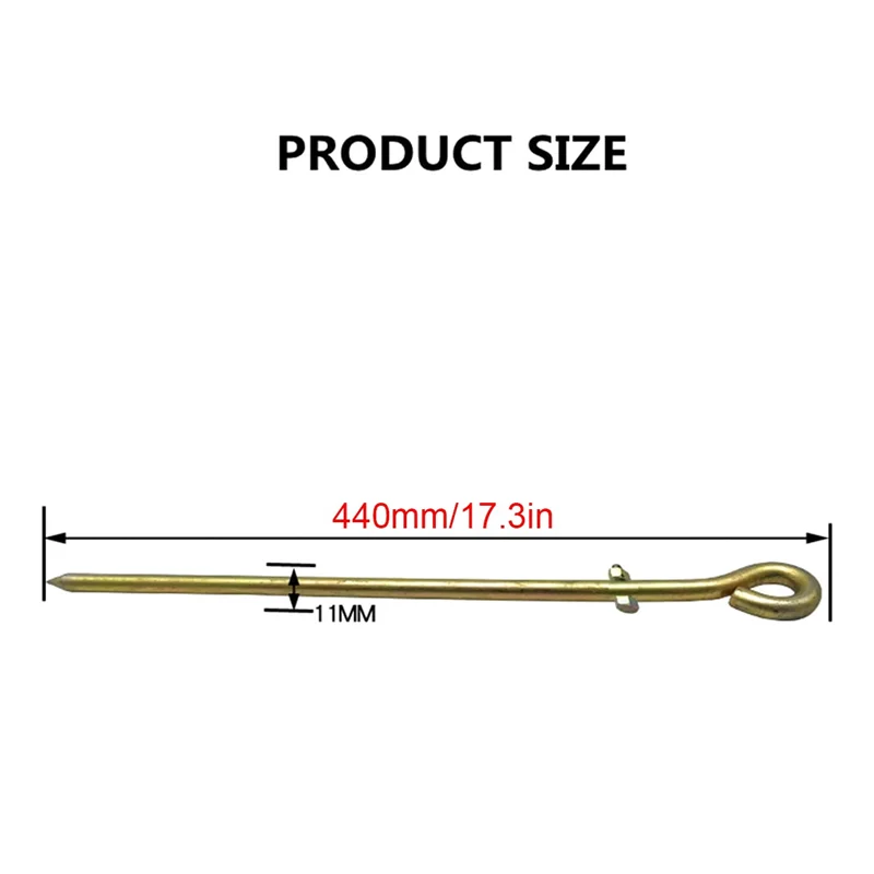 M18K-Ground Rod, Ground Rod, Industrial Grade Steel Galvanized Copper Bonded Ground Excellent Tool -18 inch