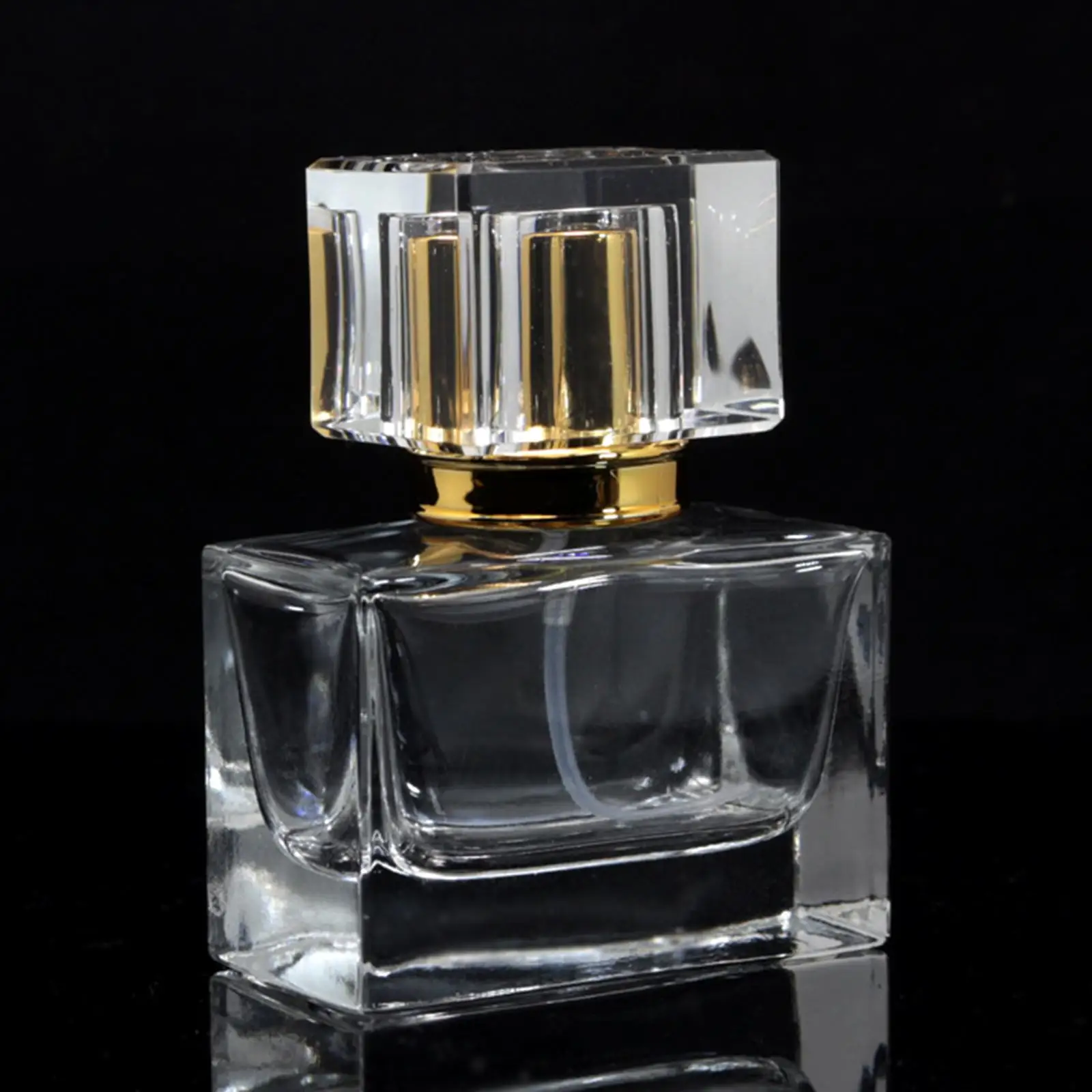 빈 투명 유리 향수 스프레이 병 무화기, 스프레이 어플리케이터 포함, 30ml