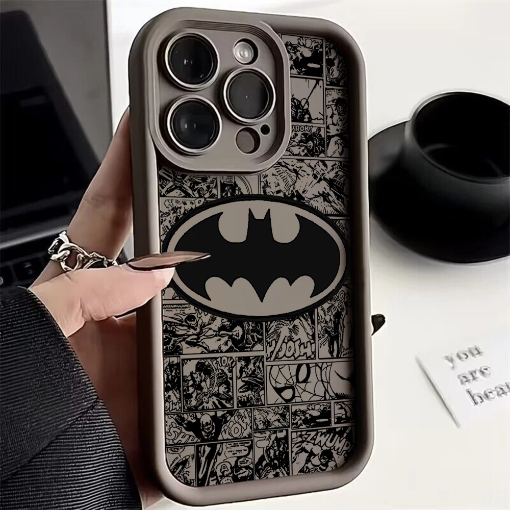 Batman Logo Soft Silicone TPU Phone Case - Sleek and Durable Protection