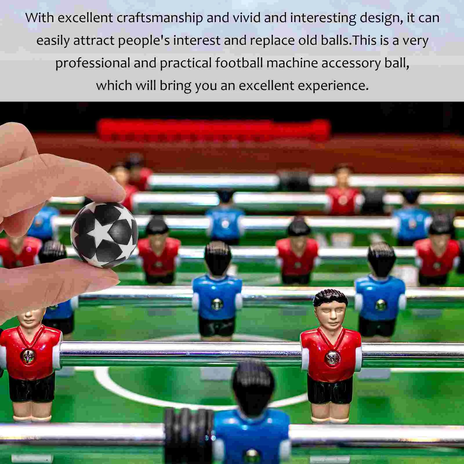 32Mm Diameter Durable Plastic Football Toys Table Soccer Balls Mini Football Kids Play Accessories Soccer Tables Entertainment