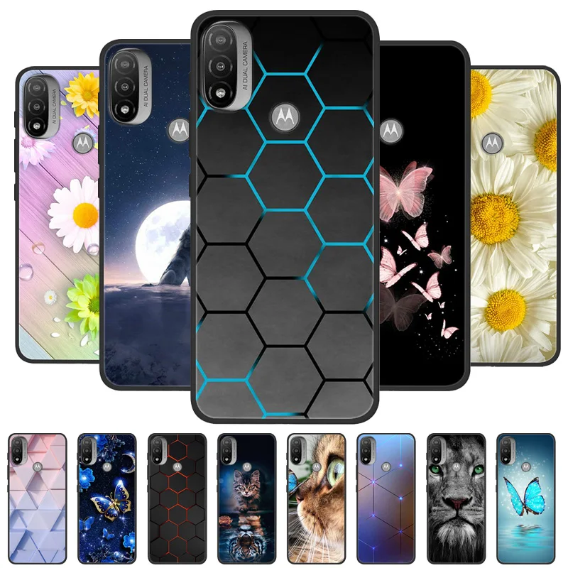 Per Motorola Moto E20 Custodia E40 E30 Silicone Fashion Tpu Custodie Morbide Per Telefono Per Moto E40 Cover Per Motoe20 E 40 E 30 Funda