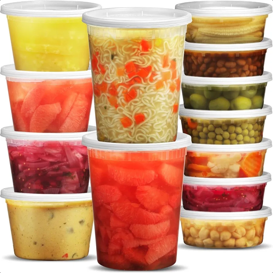 JoyServe Deli Food Storage Containers 24 Pack