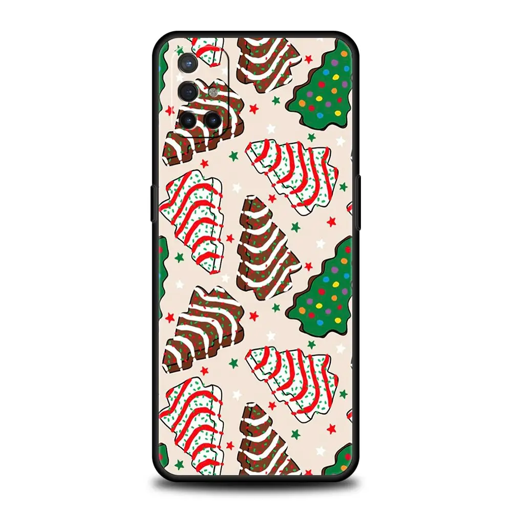 Whimsical Cartoon Christmas Phone Case - Festive Soft Cover Design