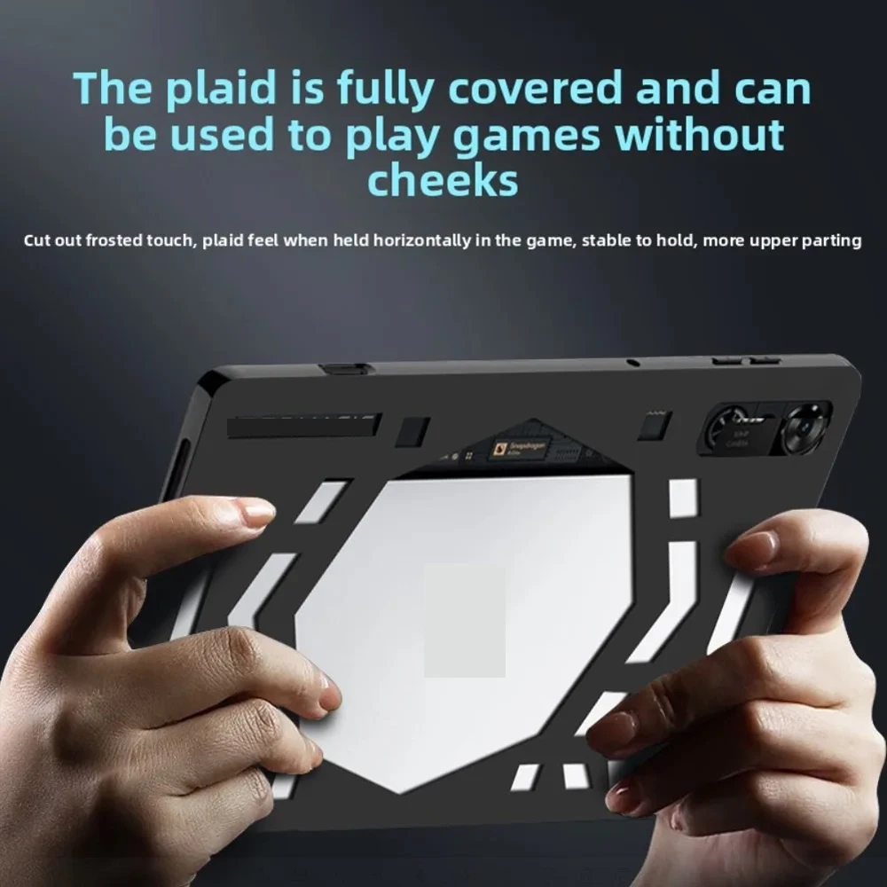 Slim Shockproof Gaming Tablet Case with Hollow Cooling TPU Back Cover