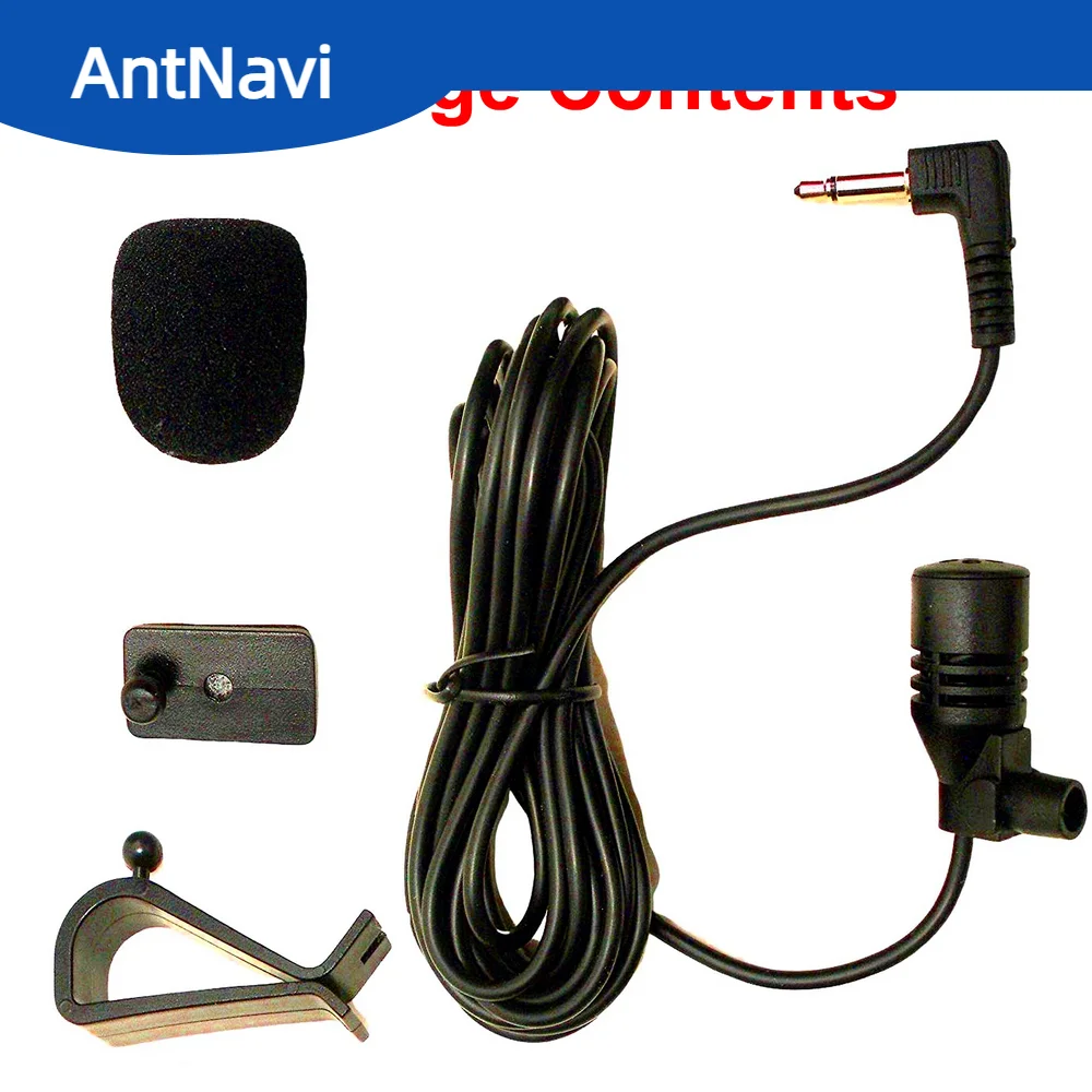 3m Car Audio Microphone 3.5mm Clip Jack Plug Cable Mic Stereo Mini Wired External Microphone For Auto DVD Radio Professionals