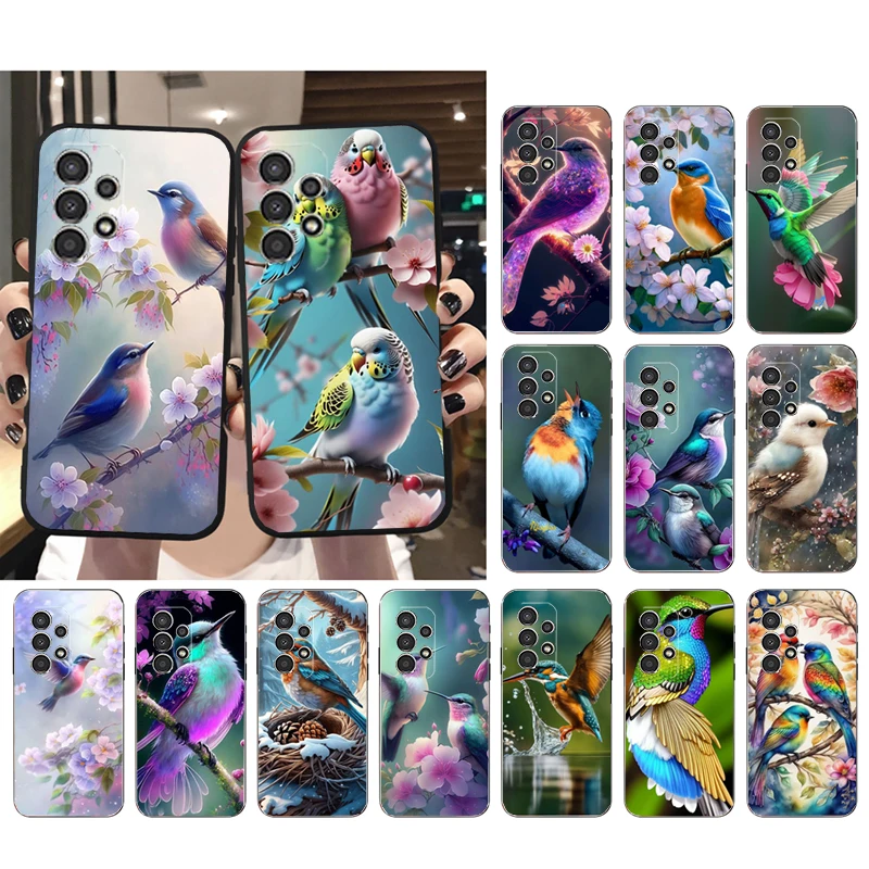 

Cute Bird Phone Case For Samsung A52S A21S A33 A23 A13 A14 A32 A52 A53 A54 A51 A71 M51