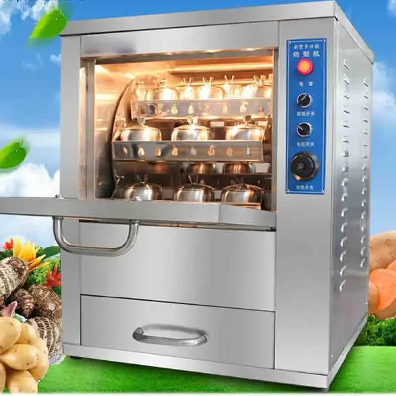 Electric Crystal Sugar Toaster 27 Cup Full-automatic Multi-function Thermal Insulation Toaster for Large Capacity Fruit Oven 5