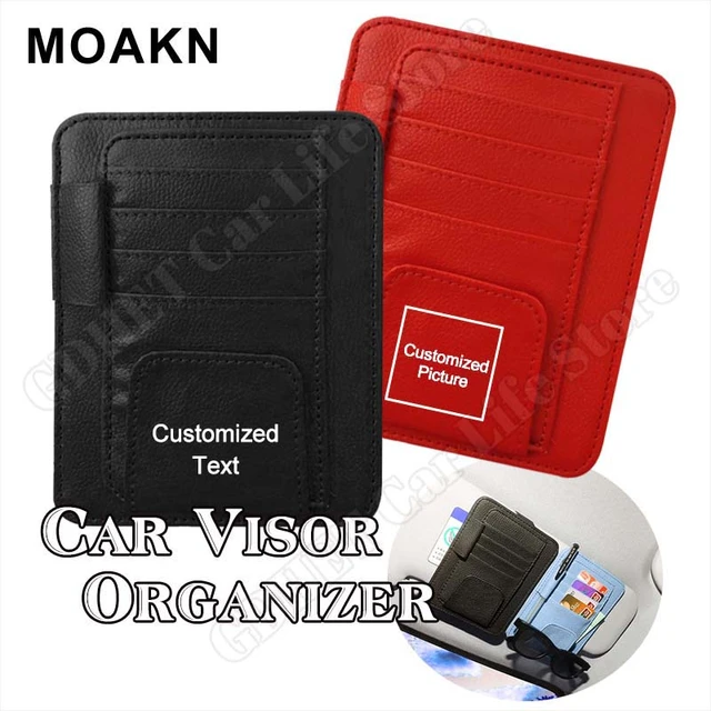 Caja de guantes para coche, organizador de almacenamiento de documentos  Universal, carpeta negra, papel con múltiples bolsillos, 24x18x2cm, 1  unidad - AliExpress