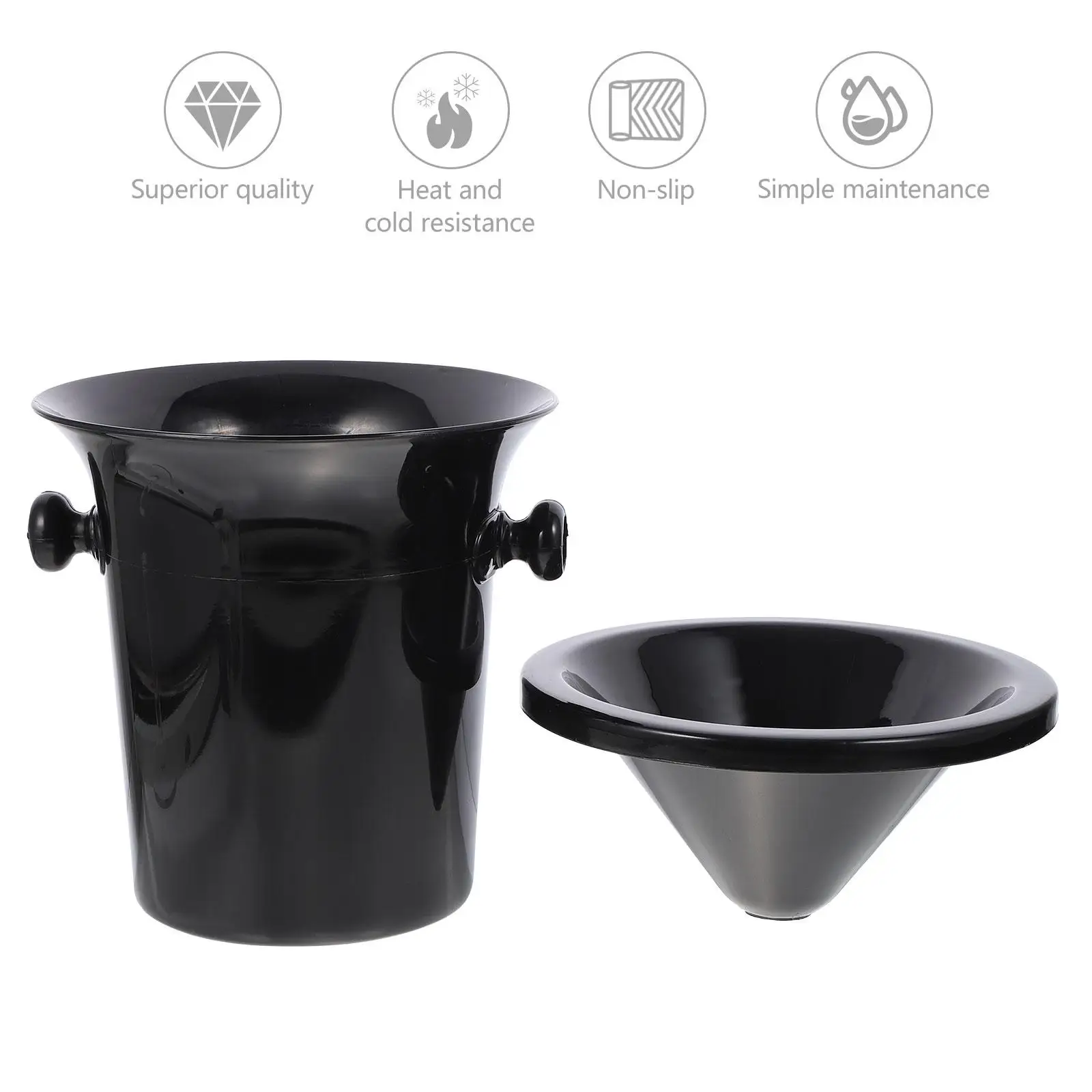 3 Pcs Spit Barrel Wine Spittoon Tasting Buckets Creative Dump Plastic Ice Baby Drinks