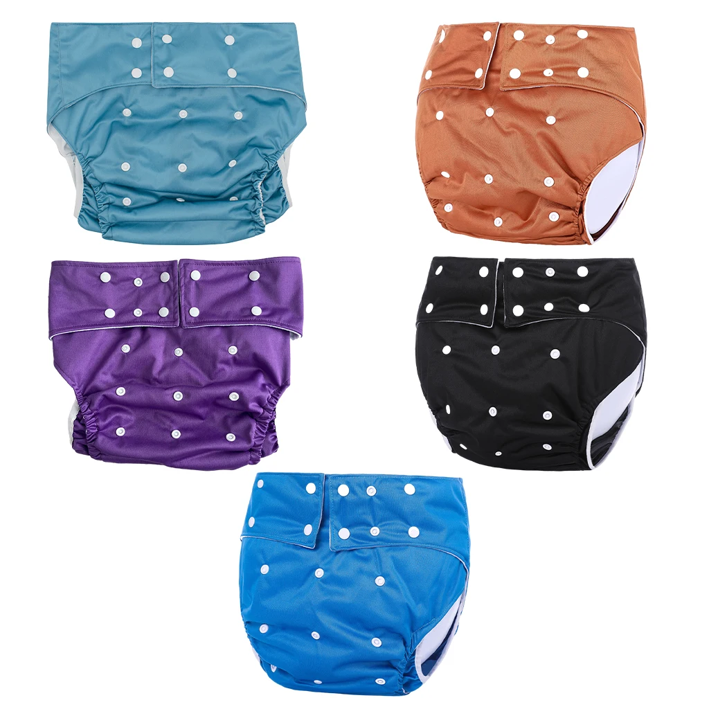 Reusable Adult Diaper for Incontinence Washable Easy to Dry TPU Coat Undewear 2