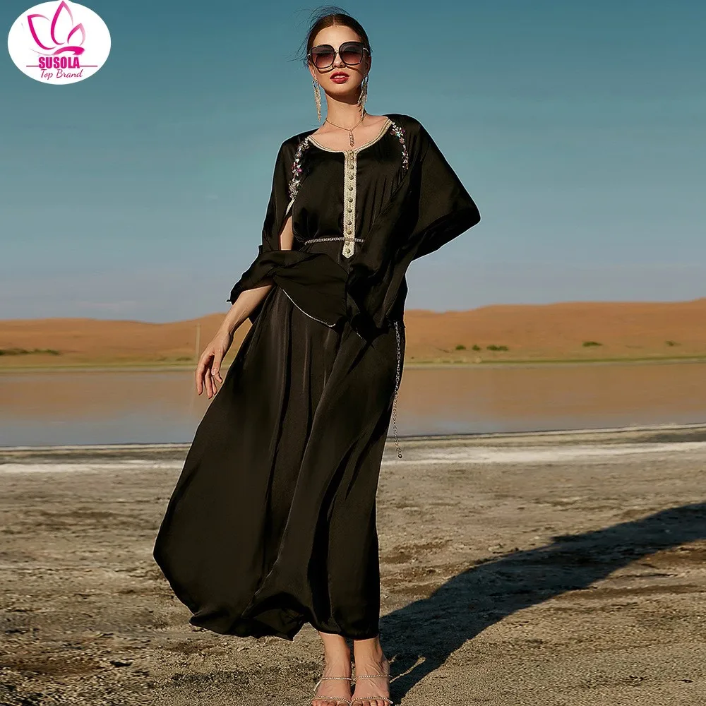 

Lady New Women Bat Sleeve Shawl Chiffon Long Dress Noble Elegant Sleeveless Split Party Dress Prom Maxi Dress Summer Autumn y2k