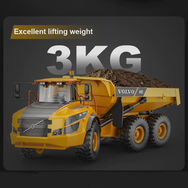 Double Eagle E591-003 New Product  AB  A40g 1:20 Remote Control Articulated Dump Truck Alloy Engineering Vehicle Children'S Toy 4