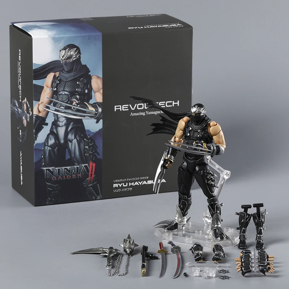 Revoltech Ryu Hayabusa Action PVC Figure Model Ornament Toy