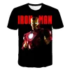 MARVEL  Iron Man T Shirt For Kids Hot Sale  3D Avengers Printed Short Sleeve Round Collar Cartoon Baby Boys Clothes Tshirt 6