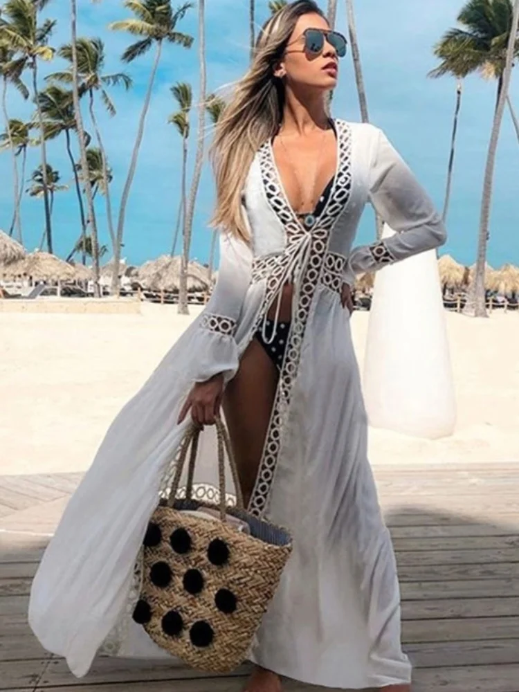 Bohemian Printed Beach Cover-up Women Swimsuit Wrap