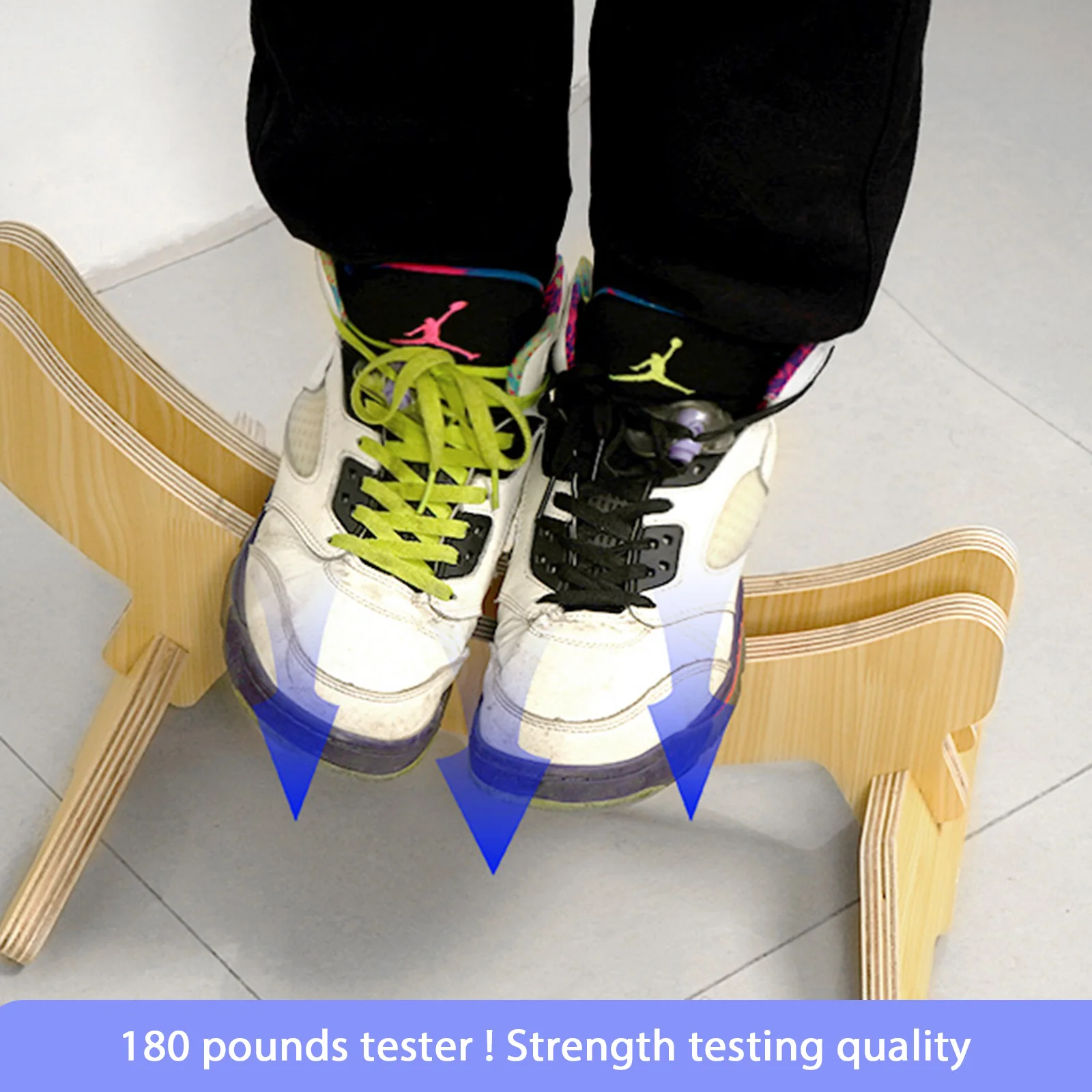 Wooden Balance Bike Racks Practical Portable Bicycle Display Stand