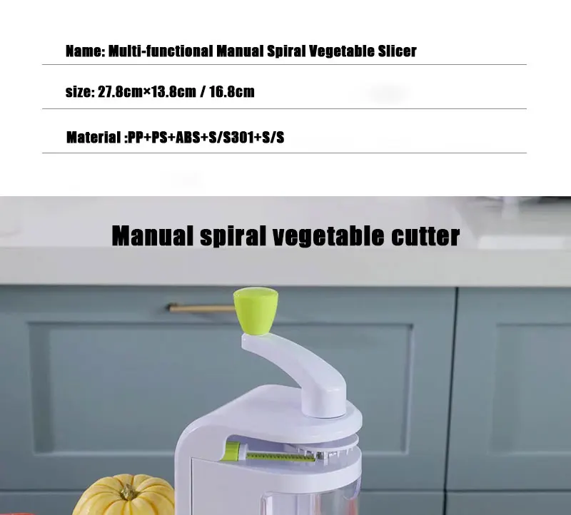 Professional Stainless Steel Spiralizer