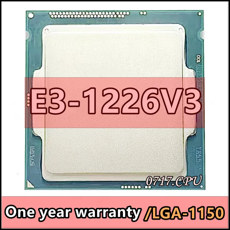 

E3-1226v3 SR1R0 E3-1226 v3 E3 1226V3 E3 1226 V3 четырехъядерный процессор 3,3 ГГц четырехпоточный процессор L2 = 1M L3 = 8M 84W LGA 1150