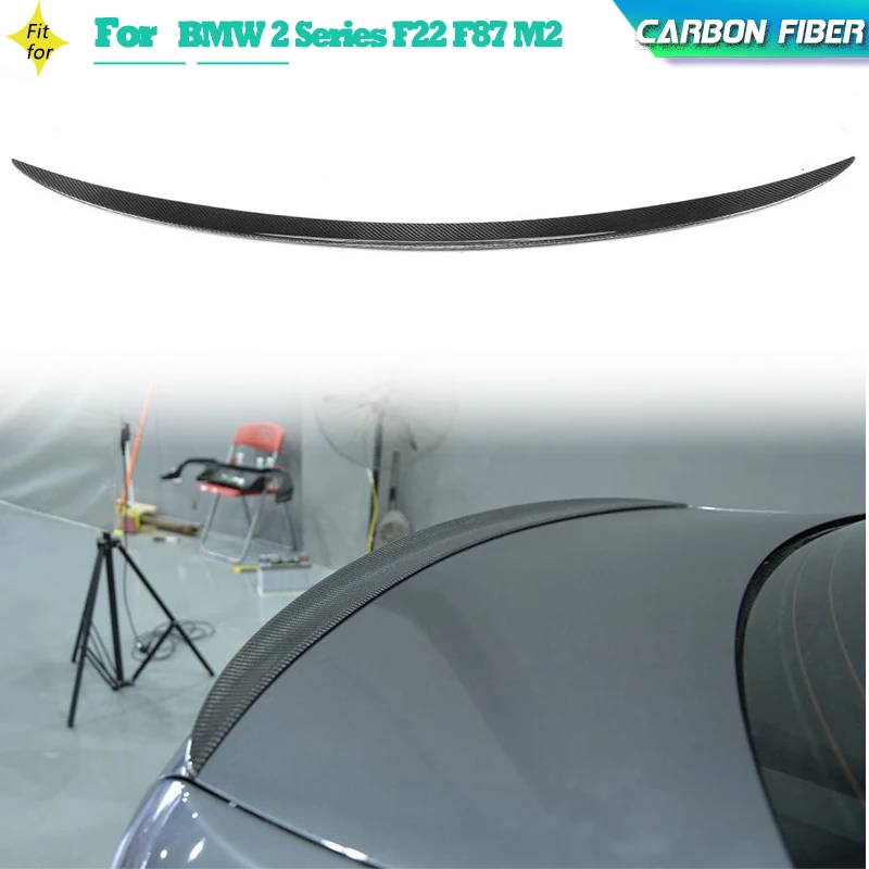 

Carbon Fiber Car Rear Trunk Spoiler Wings For BMW 2 Series F22 F87 M2 M Sport Coupe 2014-2017 Rear Boot Lid Wing Lip Spoiler