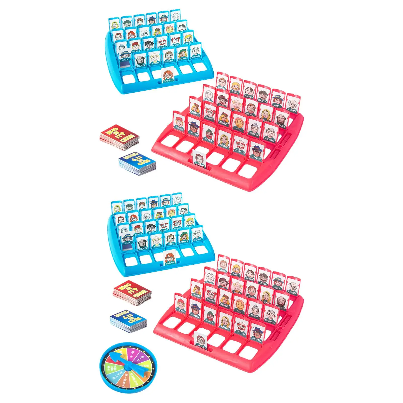 

Guess Who Board Game Novelty Educational Toy Battle Game for Party Prop Children Family Game Valentines Day Gifts Travel Games