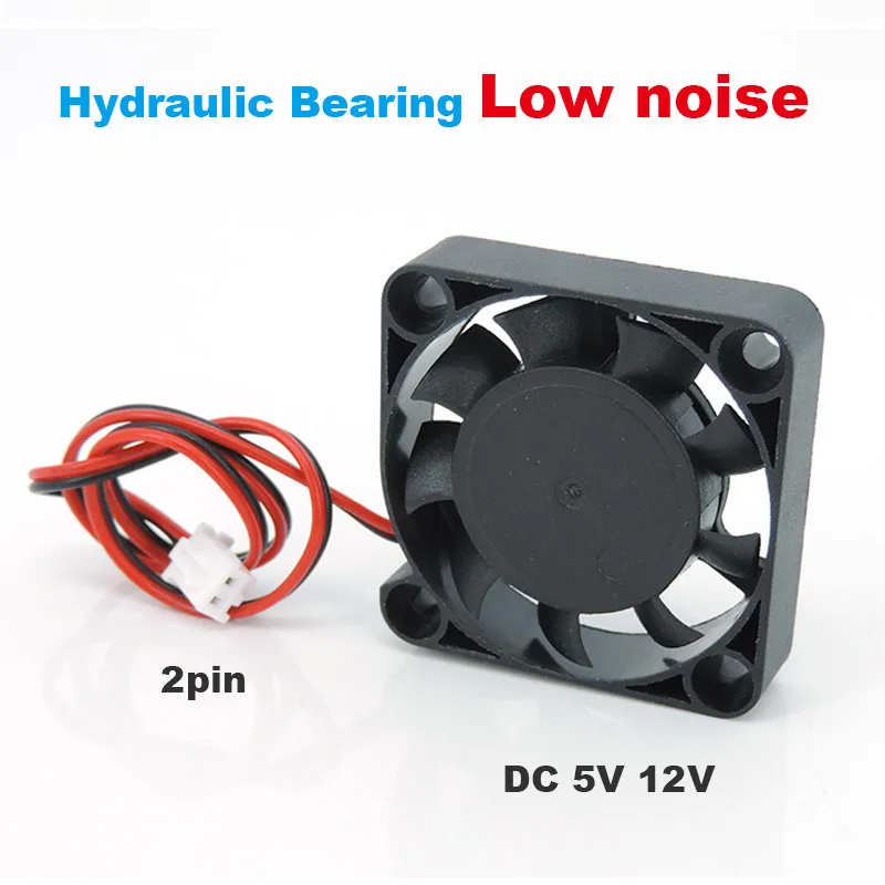 Cooling Fan 3D Printer Fan 2pin 4010 Fan DC 5v 12v Silent Brushless 40mmx40mmx10mm