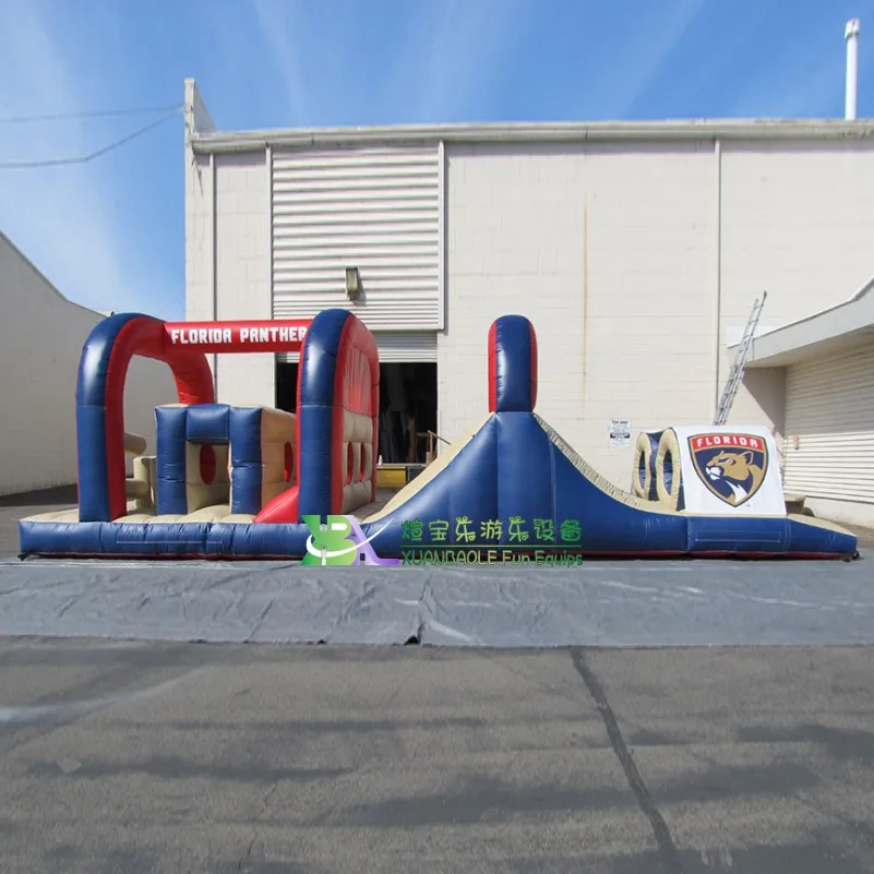 

Commercial Outdoor Kids Slide Amusement Park Inflatable Assult Obstacle Course