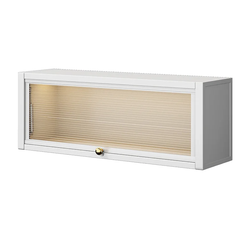 Under Cabinet Wall-Mounted Dust-Proof Storage Cabinet Hydraulic Kitchen No-Drilling Spice Rack Space-Saving Organizer Bathroom