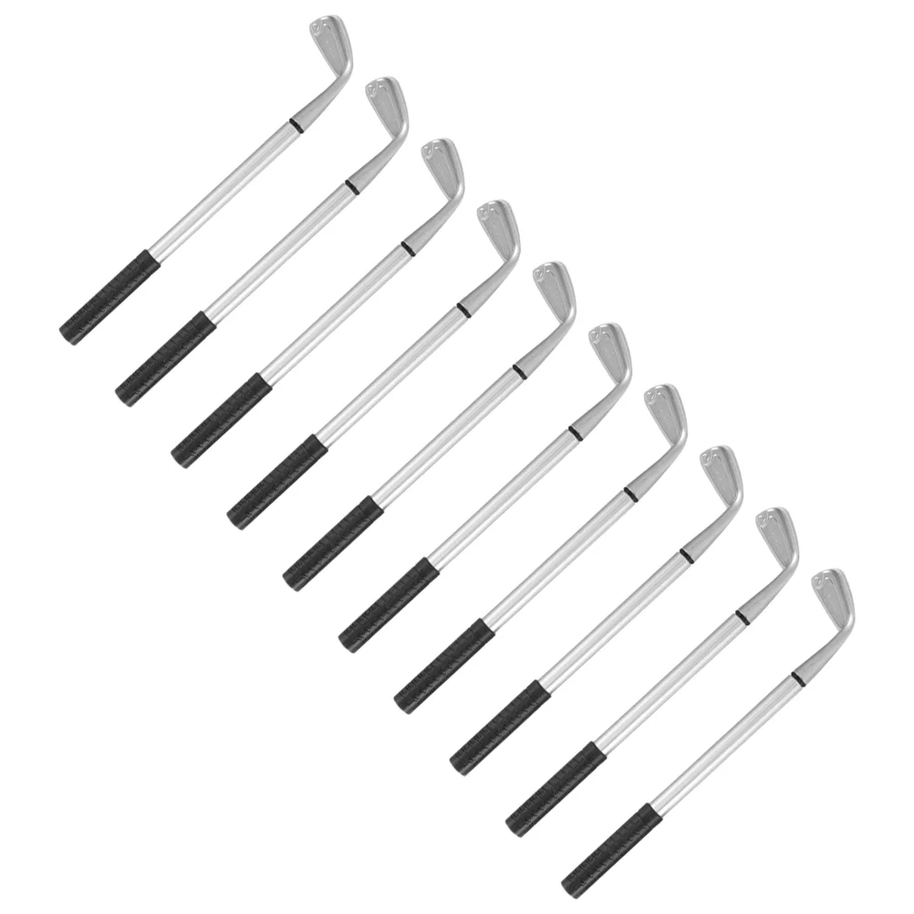 

10pcs Peculiar Golfing Club Pen Metal Pen Golfing Gift Office Stationery Golfing Pen