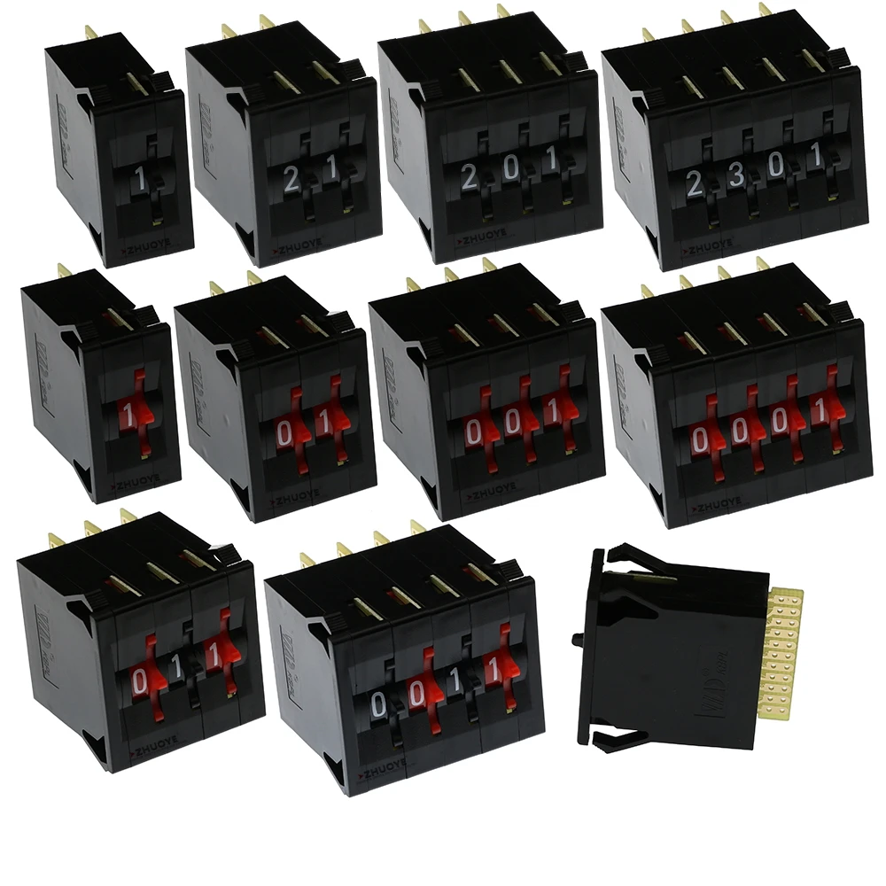 KBPL BCD 0-9 coding switch 0-9 codetoggle switch 1/2/3/4 digital 11contacts