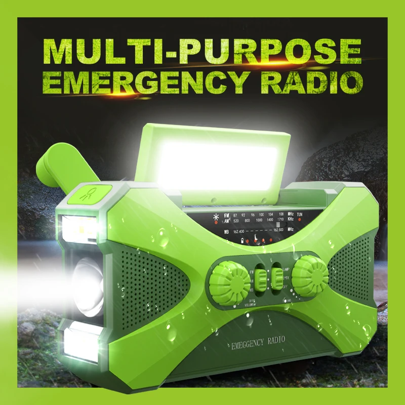 Emergency Flashlight Torch Solar Panel Power Bank 3