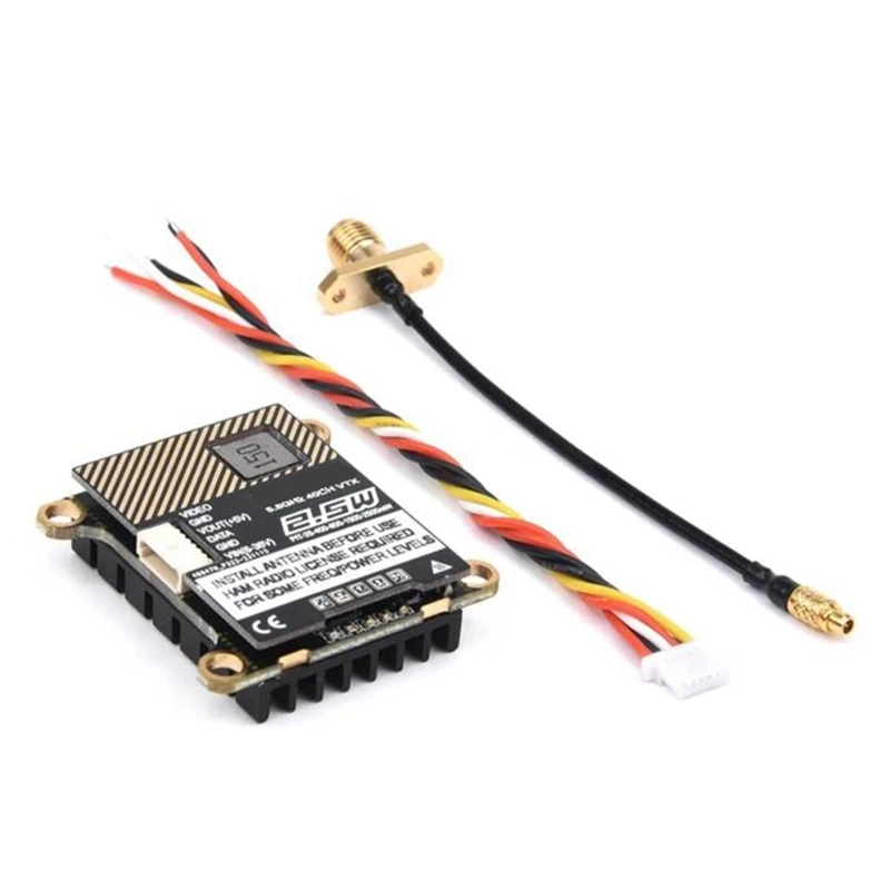

5,8G 40CH 2,5 W 2500MW передача изображения для RC FPV с фиксированным крылом, гоночный Дрон с длинным радиоуправлением, простая установка, простота использования