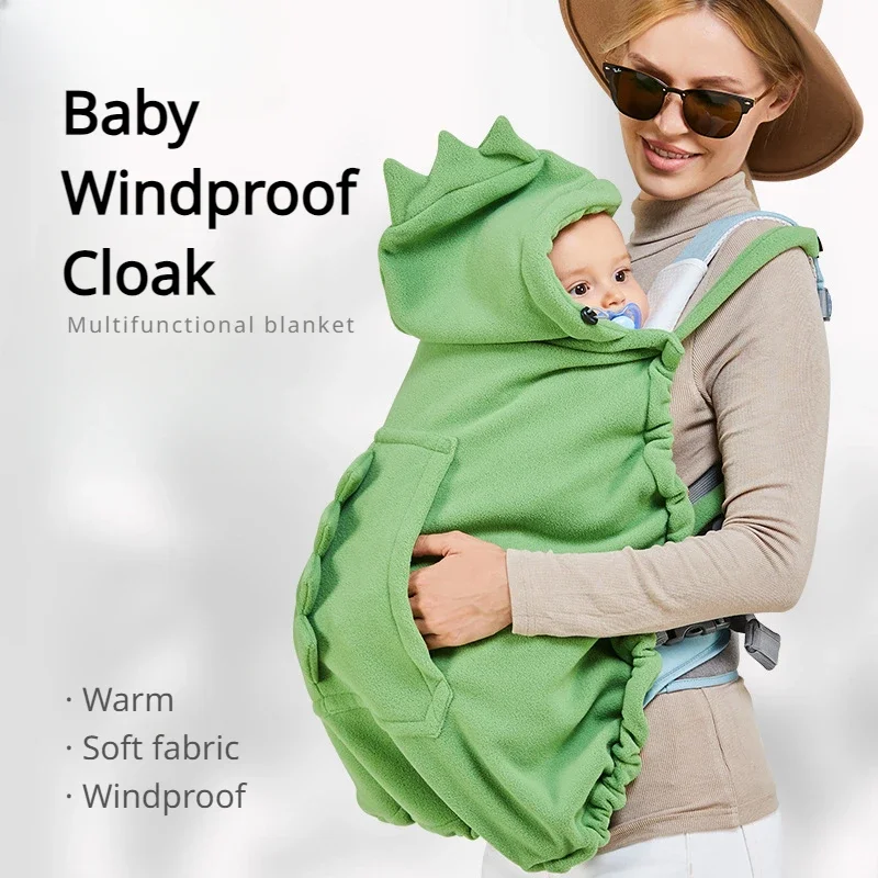 

Autumn and winter baby multifunctional cartoon cape outdoor windproof cloak blanket baby swaddle