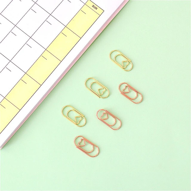 TUTU free shipping Rose Gold Paper Clips Bookmark Planner Tools Scrapbooking  Tools Memo Clip Metal Binder Paperclip H0137 - Price history & Review, AliExpress Seller - 1212 Store