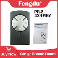 Powertech PR1 PR2 PR4 R2 Remote Control 433.92MHz Rolling Code 4-Channel Transmitter for Garage Door Opener 1
