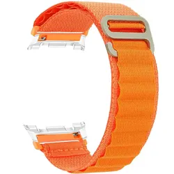 Sport Nylon Trail Loop Bracelet Strap - Premium Accessory for Watch 8 Ultra (03 - Orange)