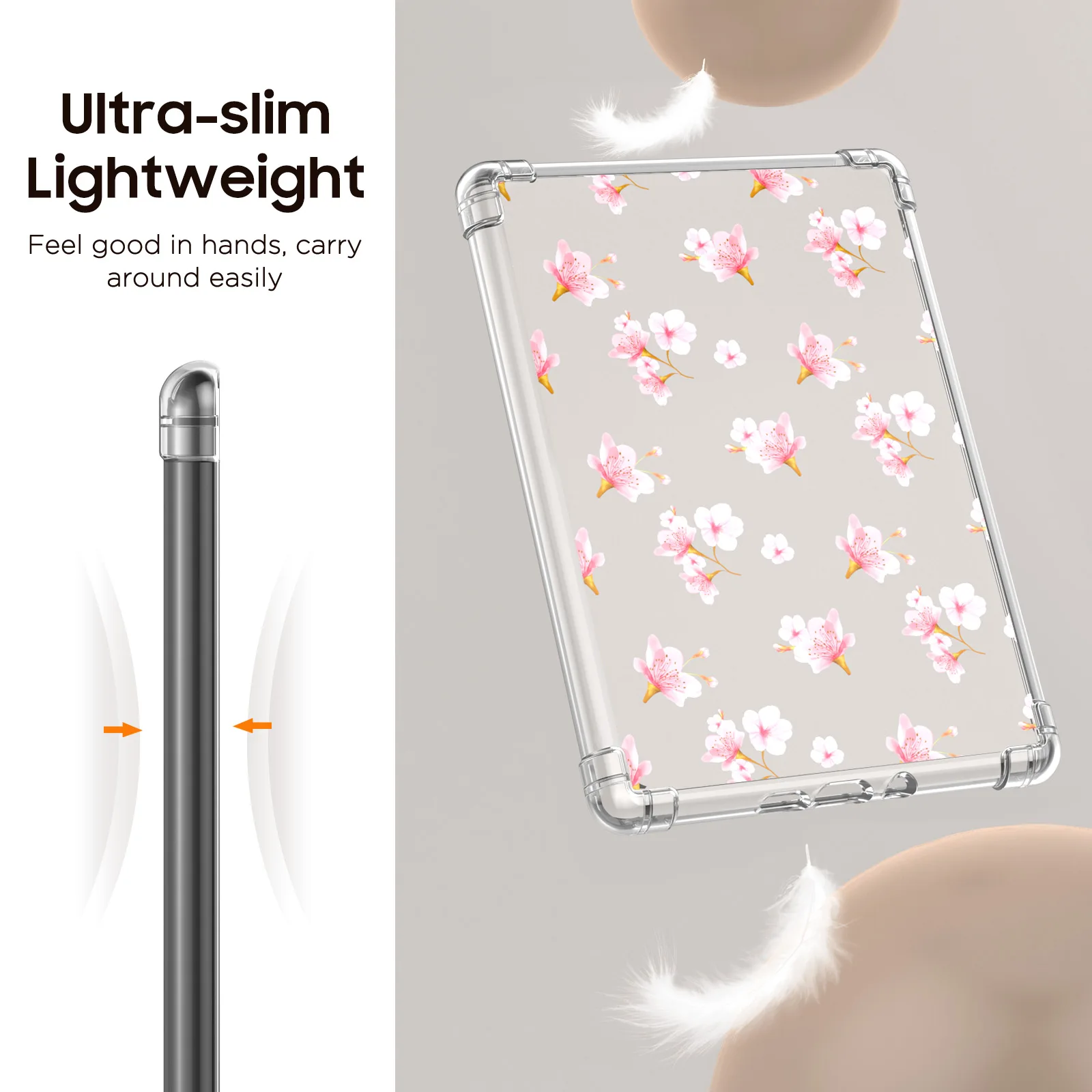 Transparente Flexível Ultra Claro para Kindle Paperwhite Macio Tpu Skin Bumper Capa Traseira Shell 11ª Geração 68 2023 Case - Imagem 2