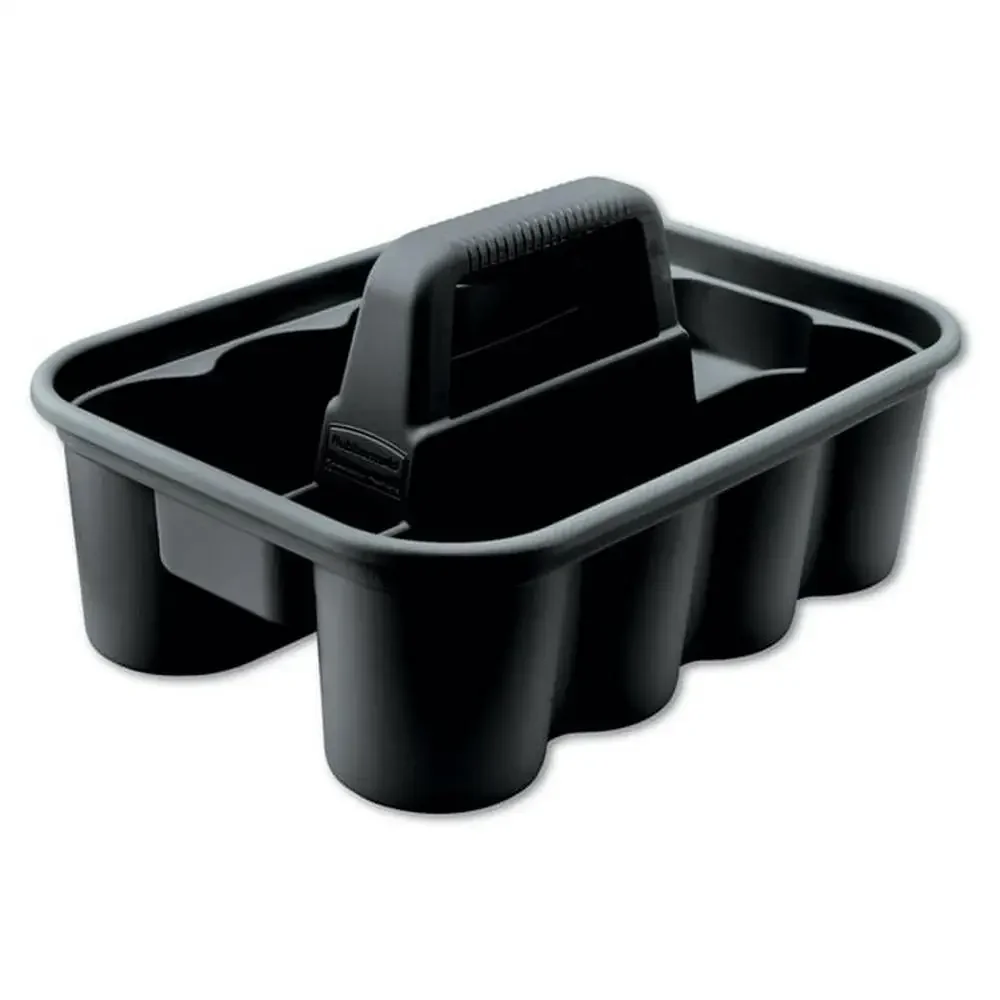Janitorial-Housekeeping Cleaning Caddy Tools and Supplies Heavy-Duty Carry All-Purpose Holder with Ergonomic Handle Compact