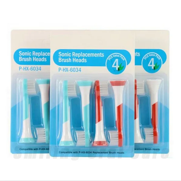 Children's Electric Toothbrush head For HX6034 Mini Toothbrush head Fits HX6044 HX6032 HX6024 HX6341 HX6312 HX6320 HX6311 HX9330 4