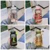 Plastic Sport Bottle Fitness Water Bottle Leakproof Water Bottle 600ml/800ml/1000ml High Temperature Resistant Water Cup Summer 6