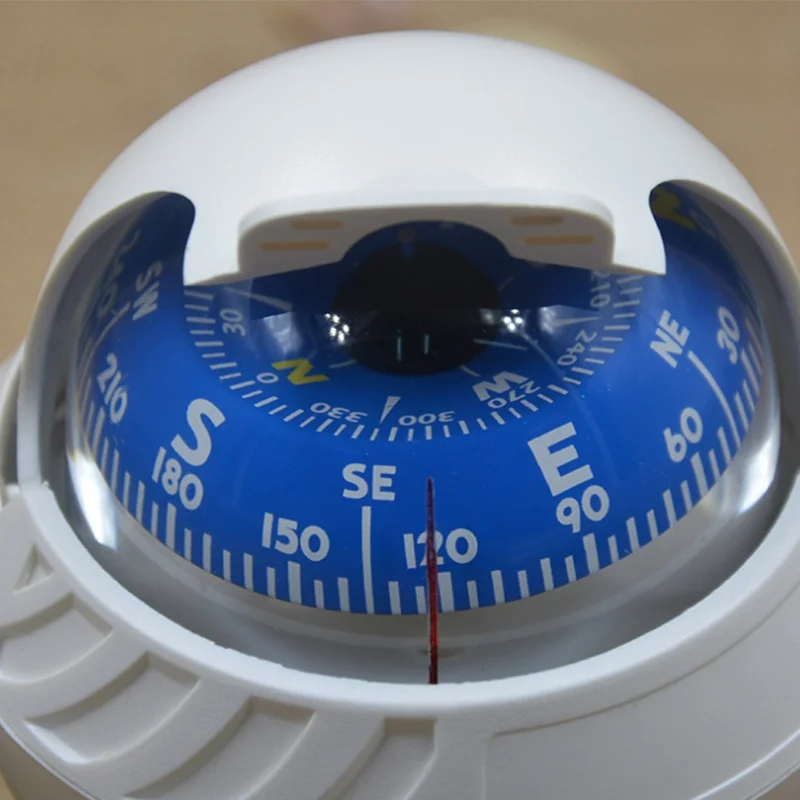 1pc High Precision Marine Compass Car Navigation Compass Nautical Compass with LED Light