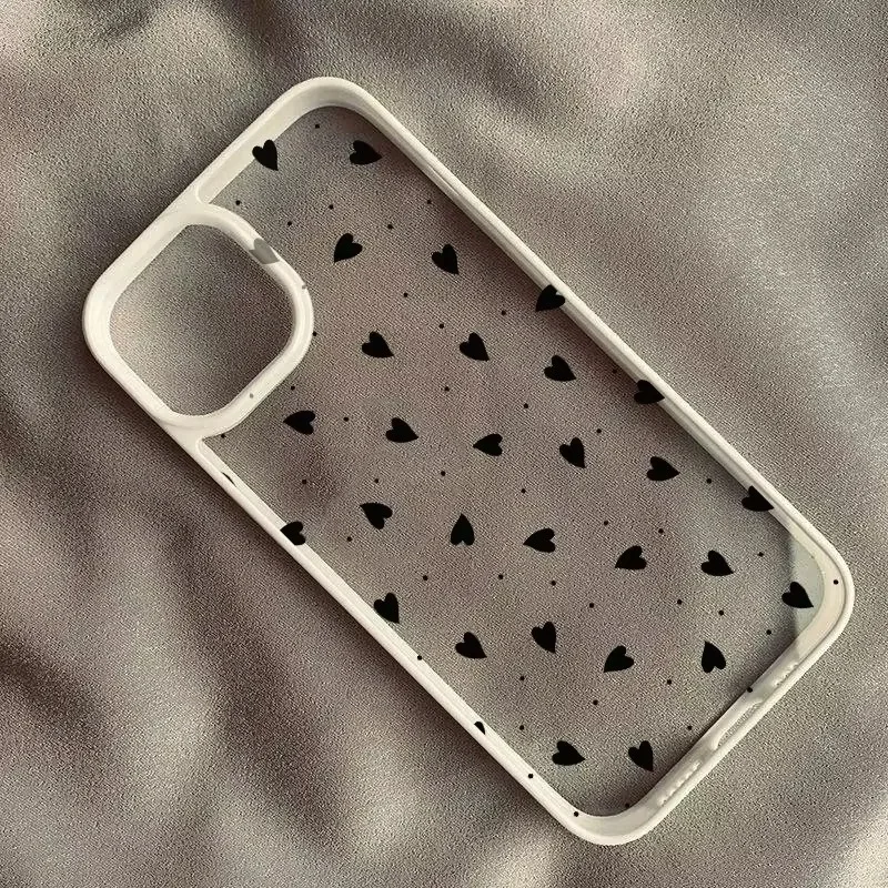 Adorable Pink Heart Phone Case Cover