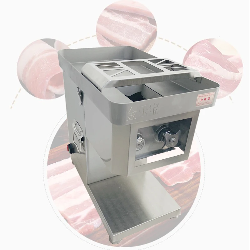 

Commercial Multi-functional Automatic Mince Meat Cutter Machine Desktop Electric Stainless Steel Meat Slicer Household