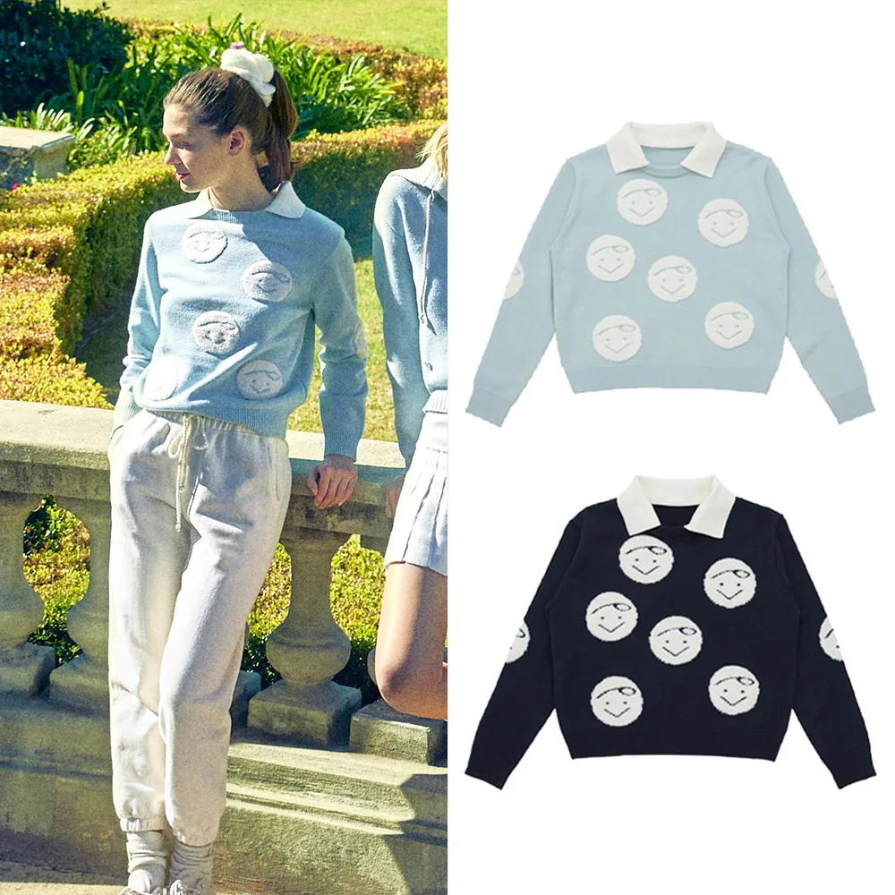 Women's Knitted Golf Sweater Top
