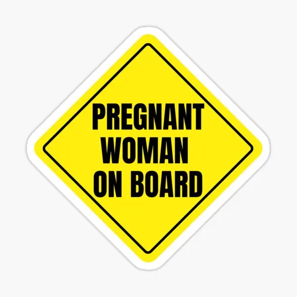 

Caution Pregnant Have Sticker Label 19CM MD2