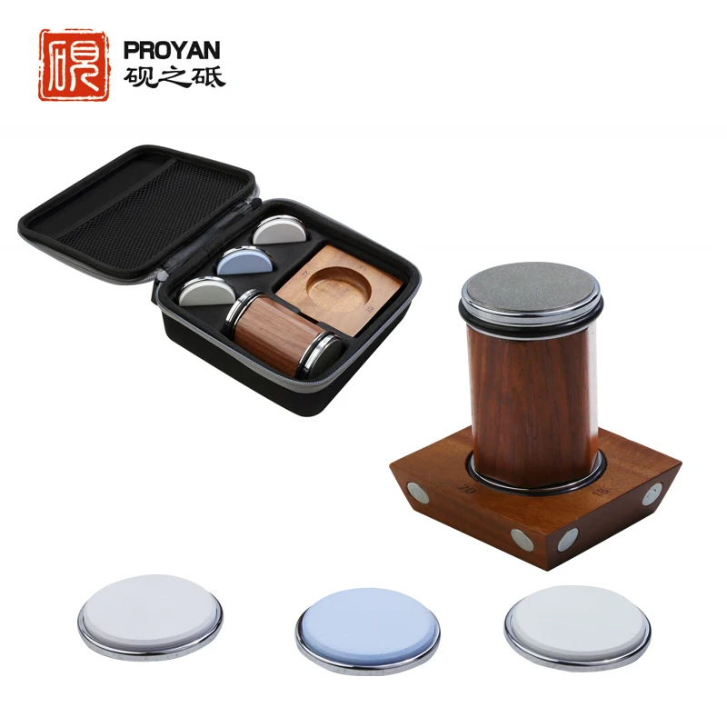 Профессиональная заточка PROYAN, фиксированная точилка для ножей стандартного типа, Алмазный керамический точильный камень, инструмент «сделай сам» для работы по дереву, шлифовальный камень